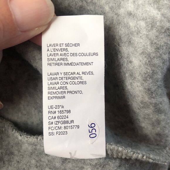 IZOD Sweater Men XL Light Grey Heather 1/4 Zip Fleece Pullover NWT - Picture 6 of 10